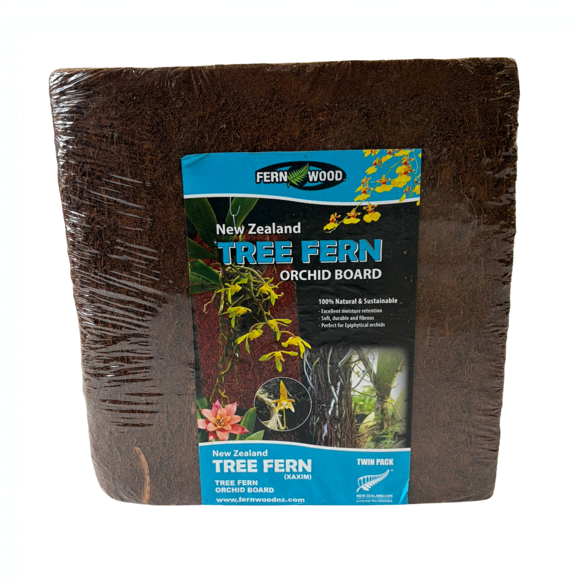 Tree Fern Orchid Mounting Board | 12x6" & 12x12" | 2-Pack