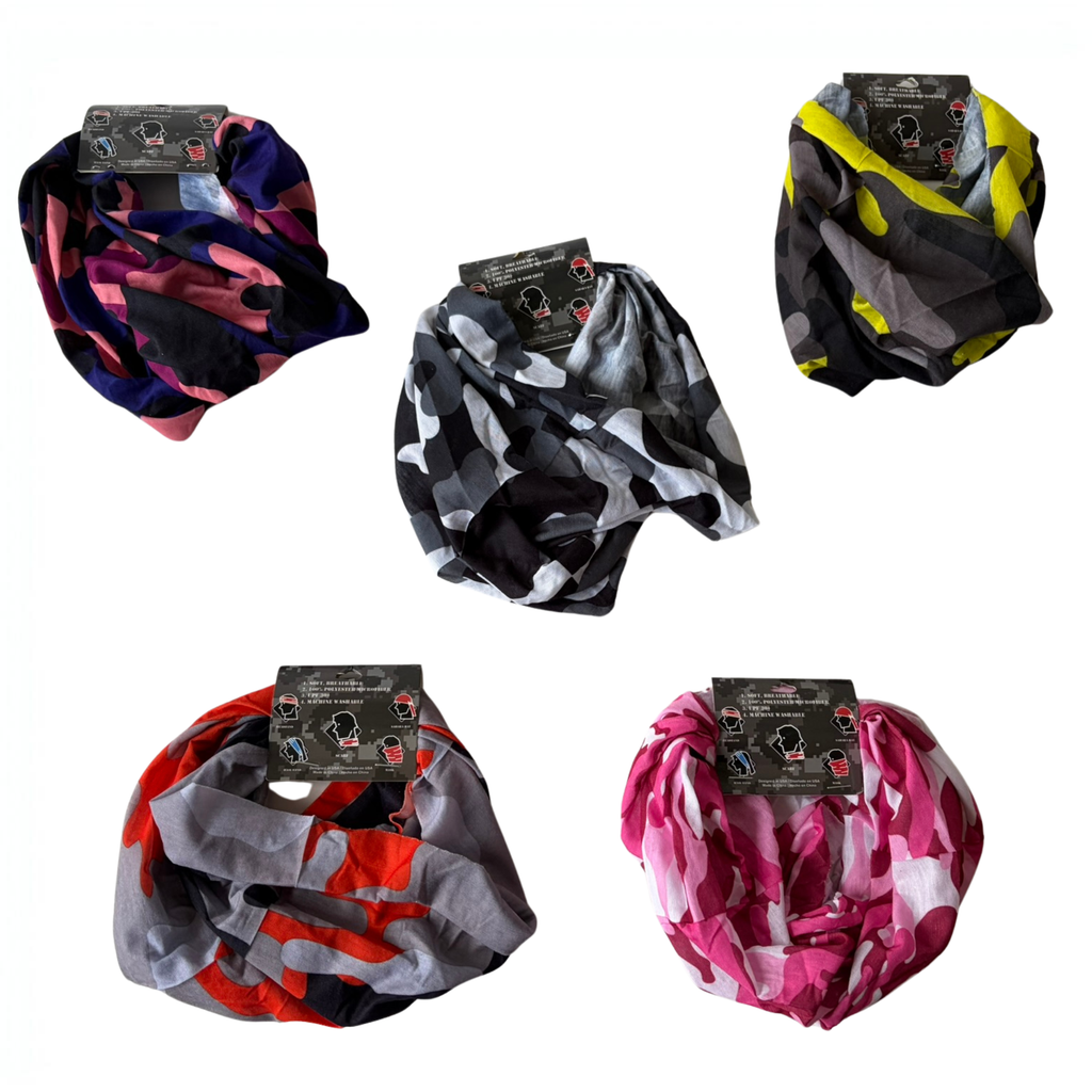 Camo Face Guard - UPF 30+