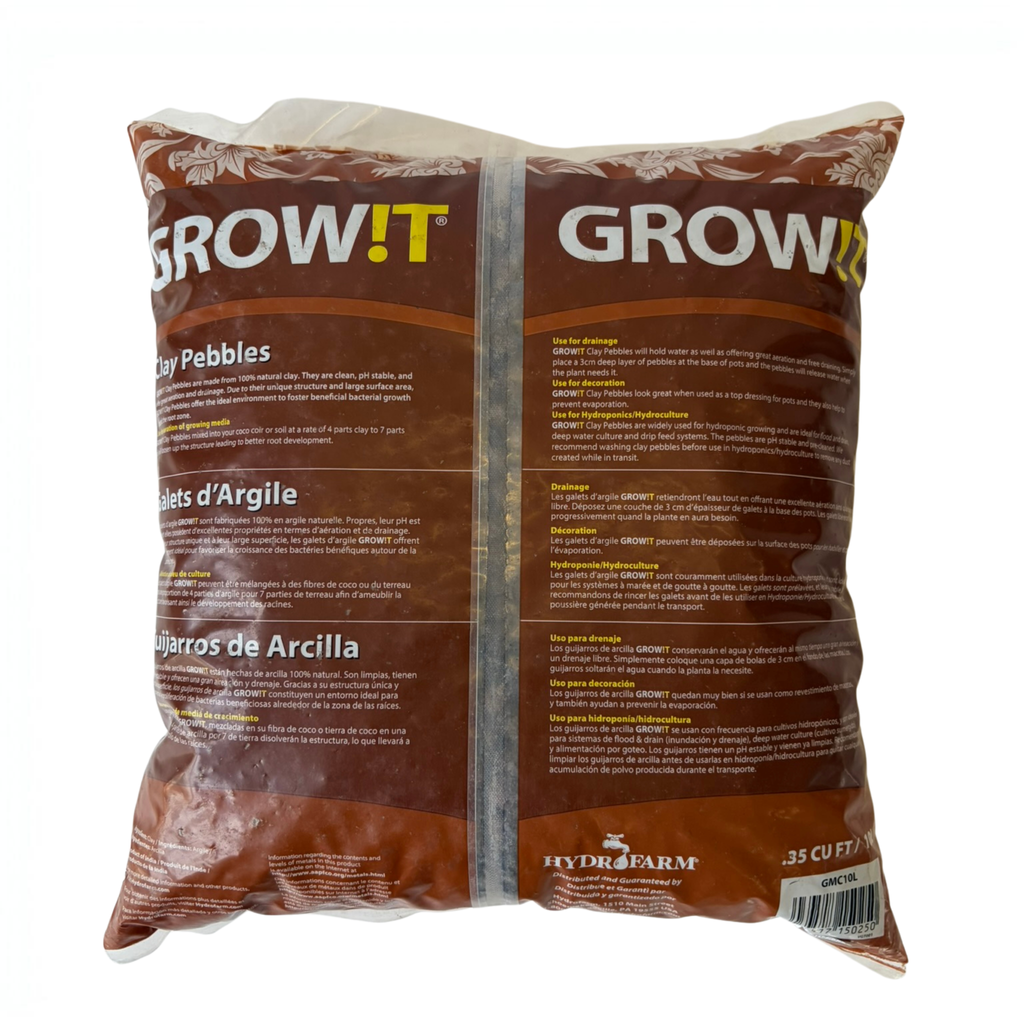Clay Pebbles | 4-16mm | 10L Bag | Orchid & Hydroponic Growing Medium