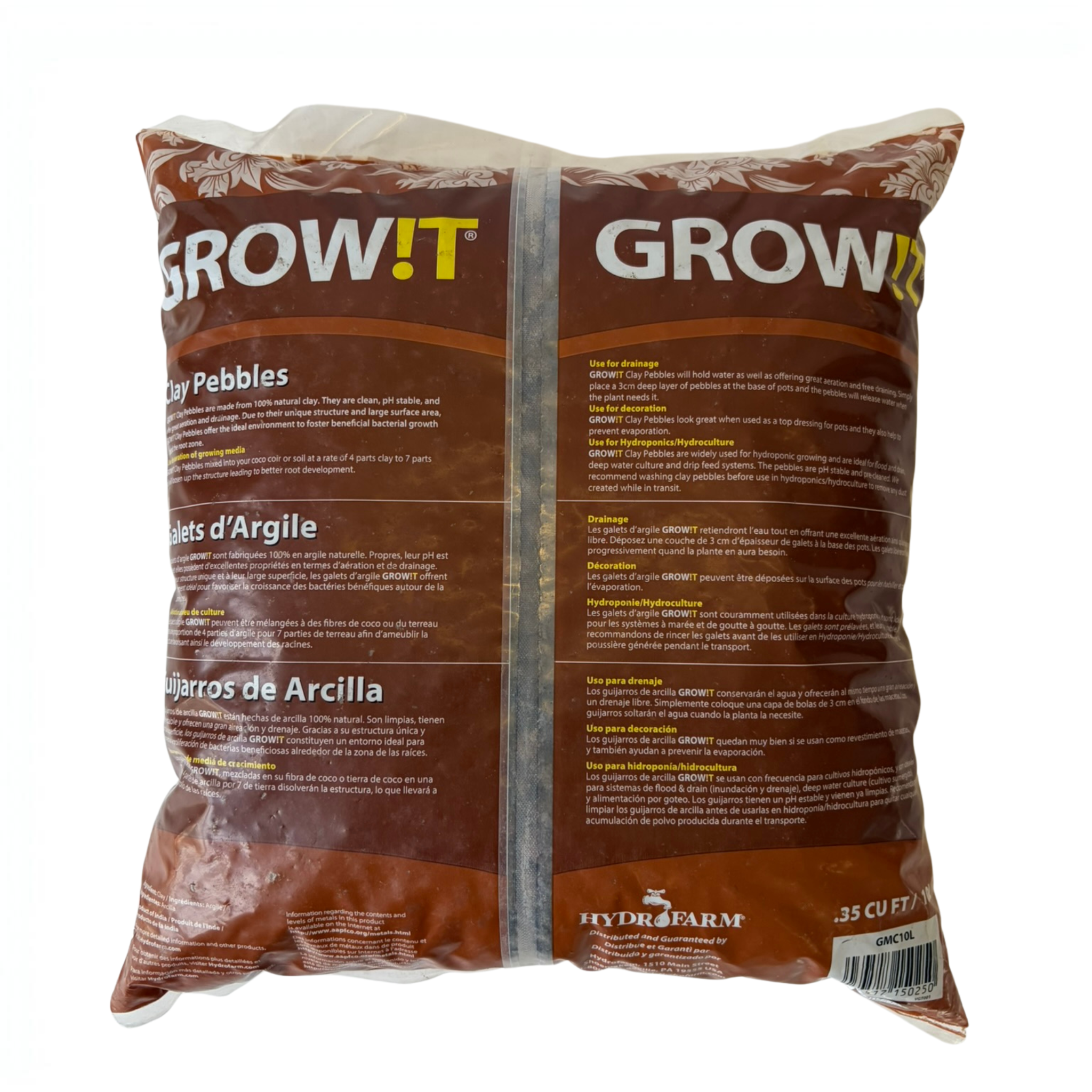 Clay Pebbles | 4-16mm | 10L Bag | Orchid & Hydroponic Growing Medium
