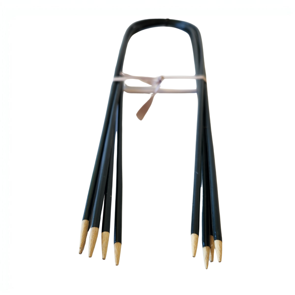 Plasticized Bamboo U-Trellis | 18" Coated Plant Support