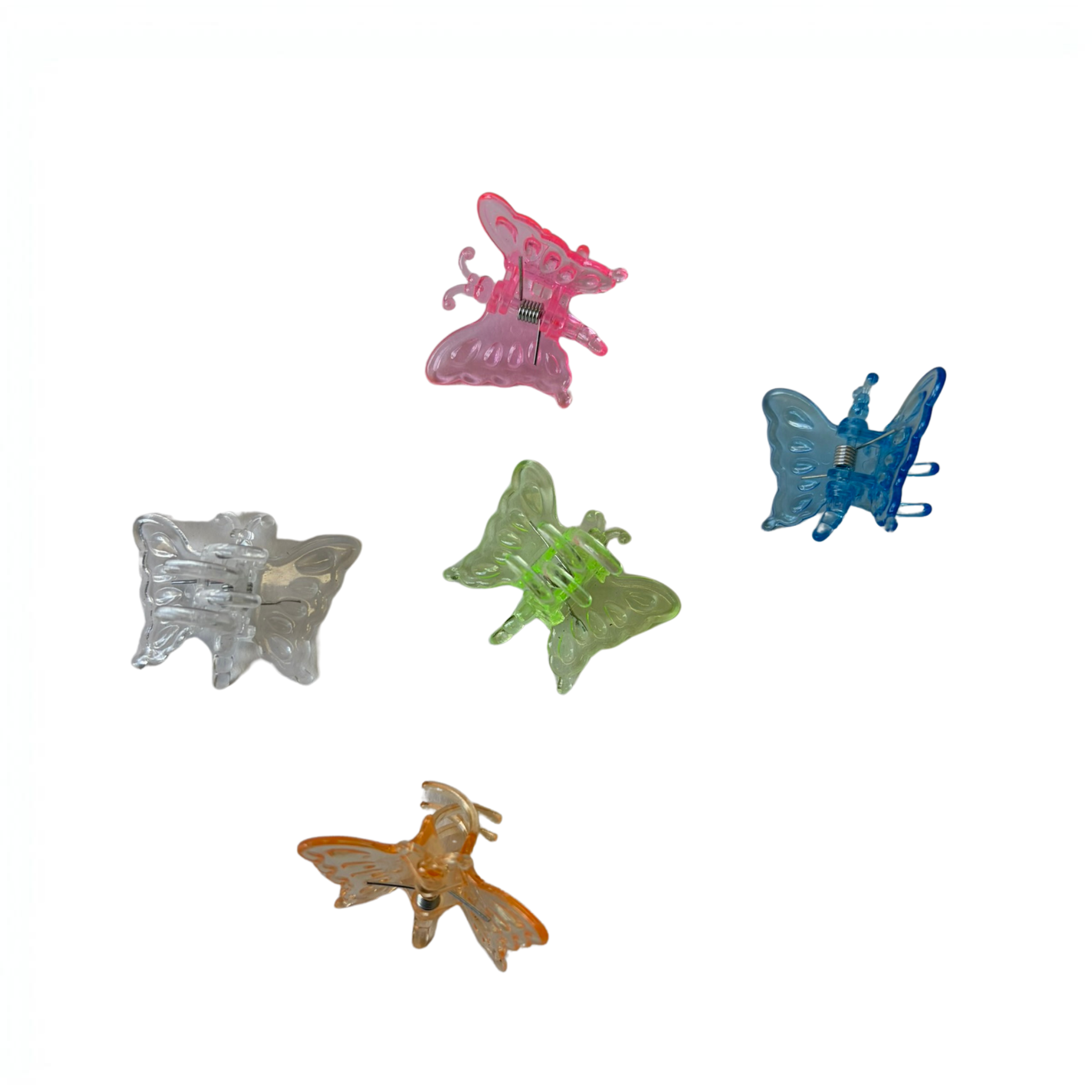 Butterfly Orchid Clips | Decorative Butterfly Style Spike Support | 60-Pack