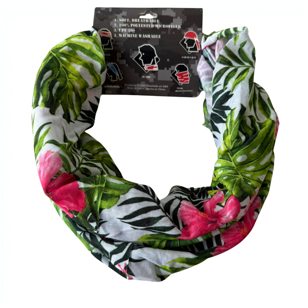 Floral Face Guard - UPF 30+
