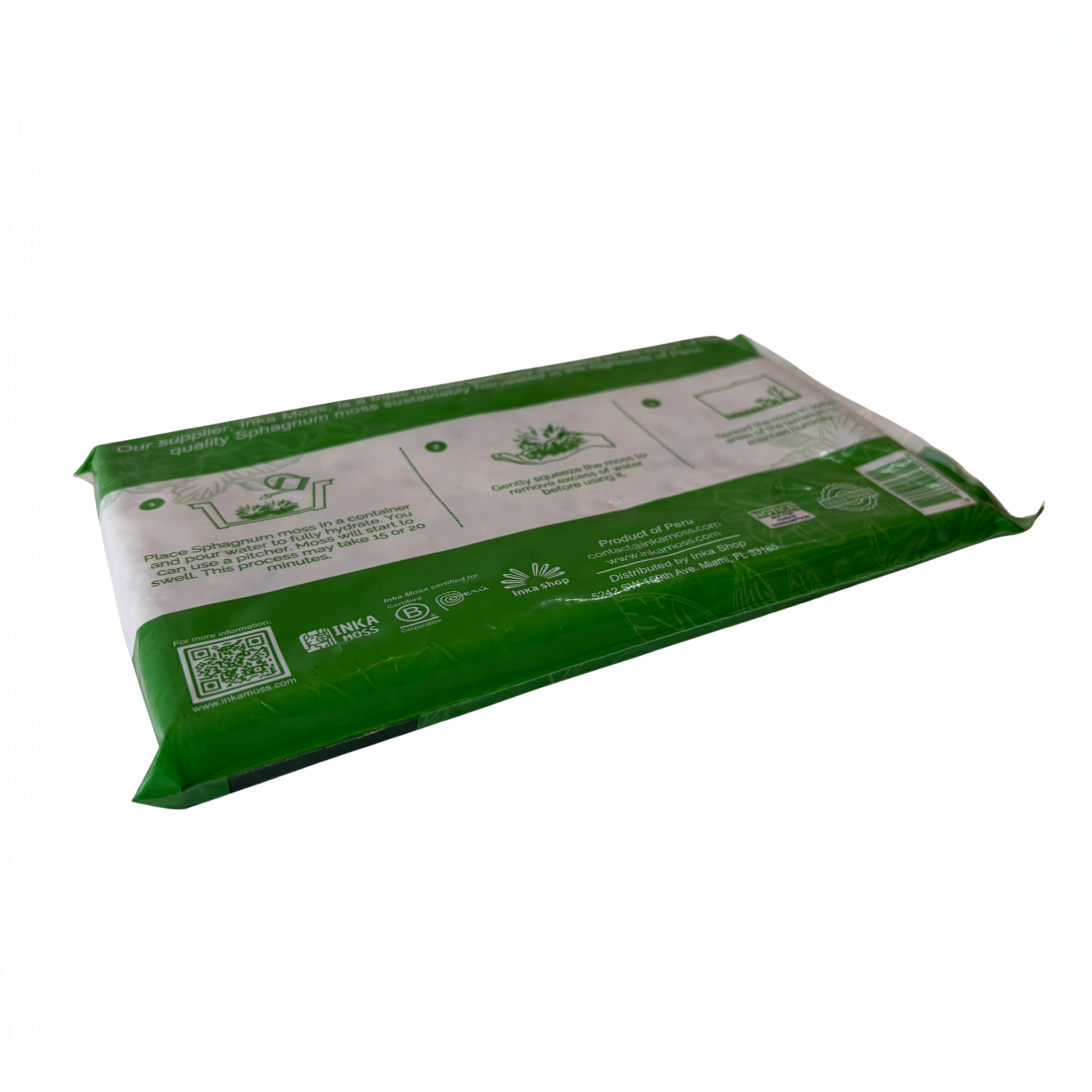 Sphagnum Moss 3A Grade | 100g Compressed Brick | Ultra-Premium Long-Fiber Orchid Moss