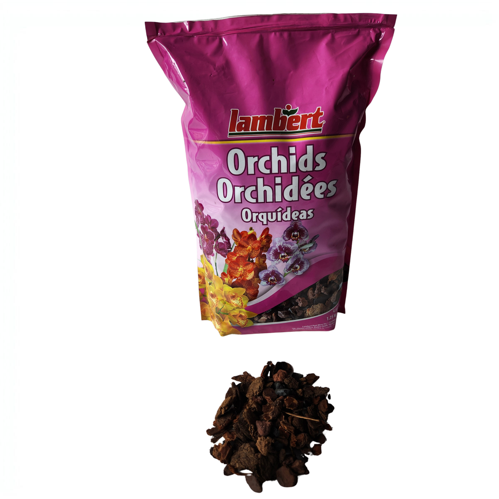Lambert's Orchid Potting Mix | 4qt | Bark, Charcoal & Sphagnum Moss Blend