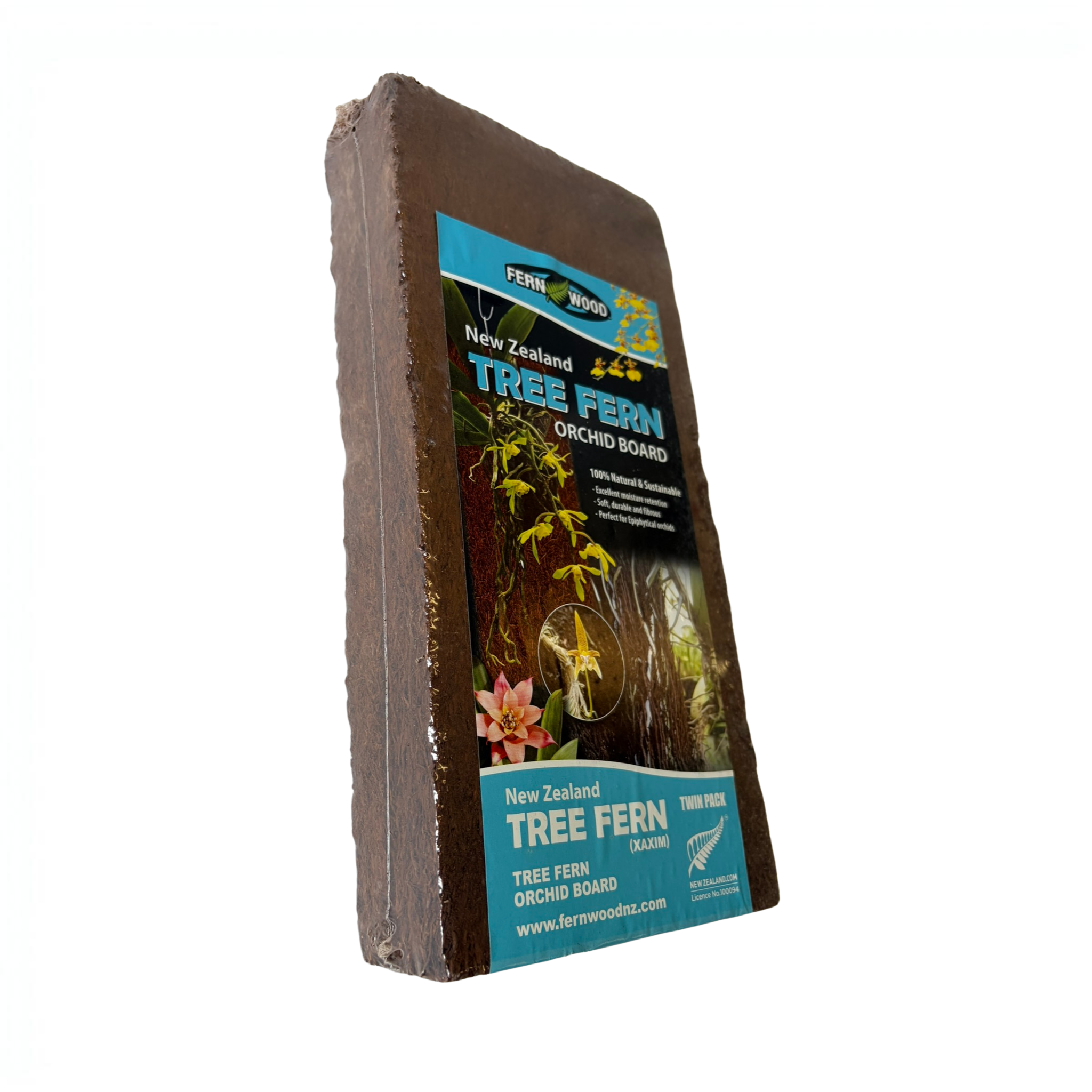 Tree Fern Orchid Mounting Board | 12x6" & 12x12" | 2-Pack