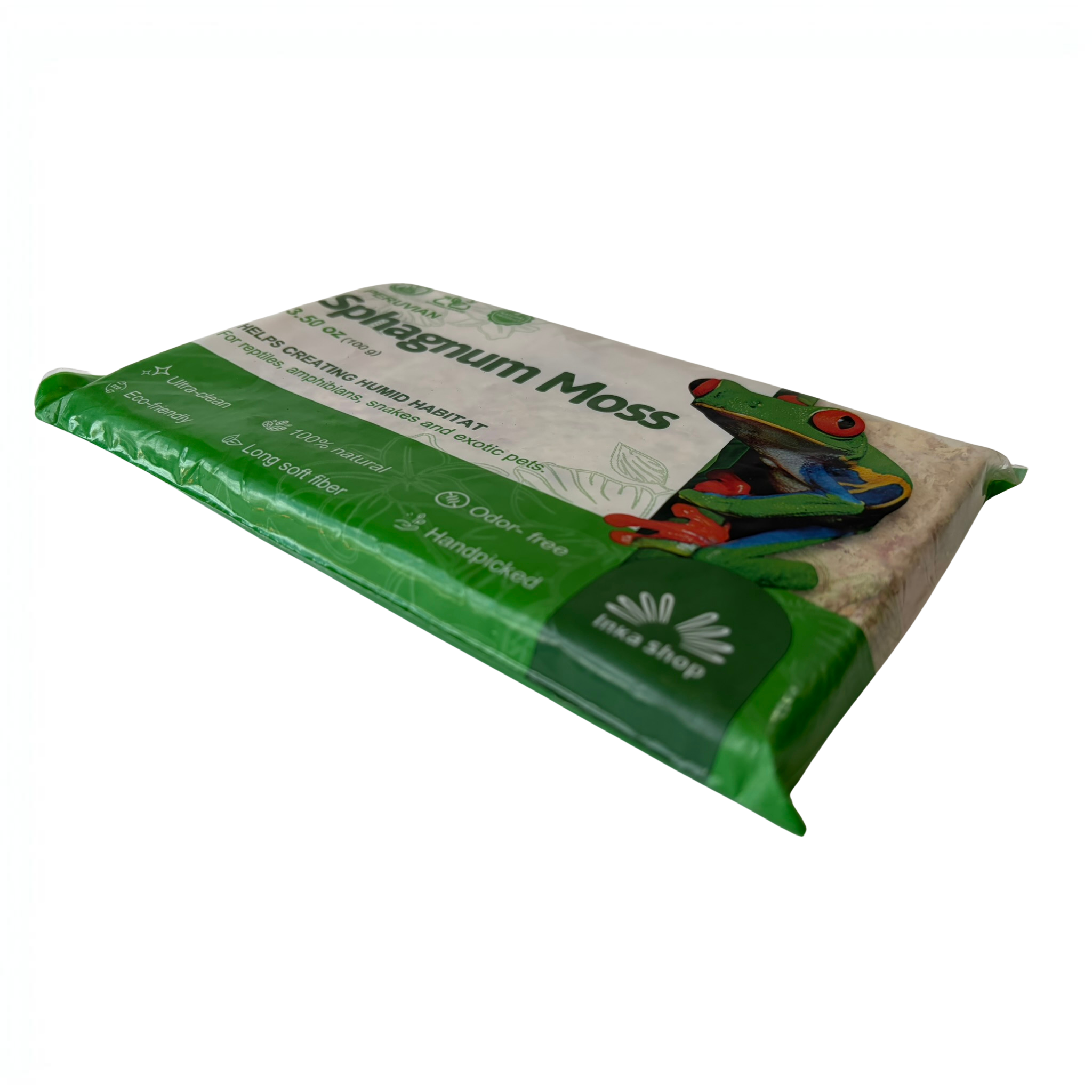 Sphagnum Moss 3A Grade | 100g Compressed Brick | Ultra-Premium Long-Fiber Orchid Moss