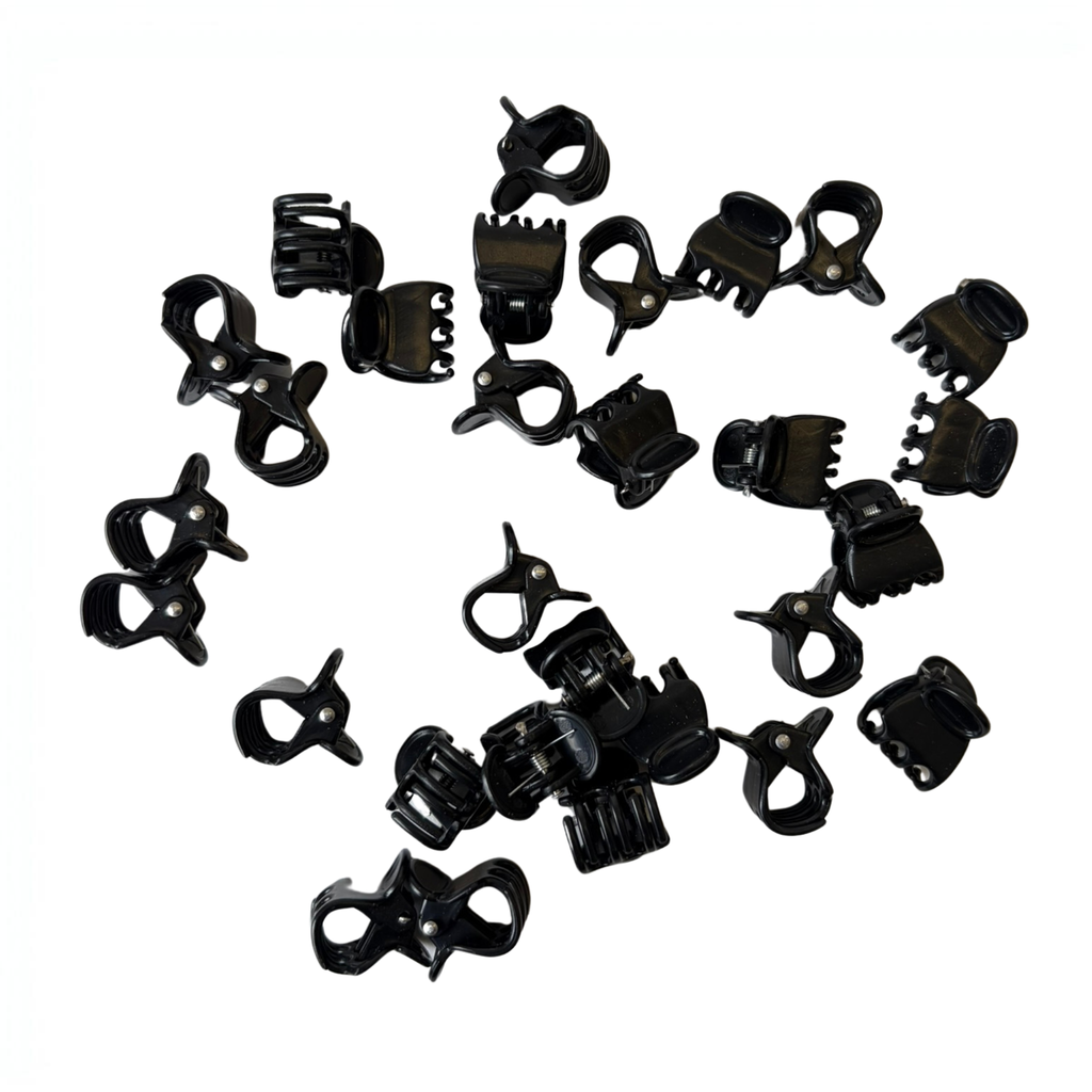 Plain Orchid Clips - Small & Medium | 100-Pack