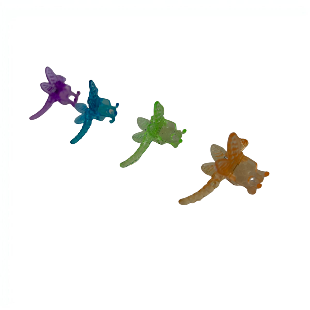 Dragonfly Orchid Clips | Decorative Dragonfly Style Spike Support | 60-Pack