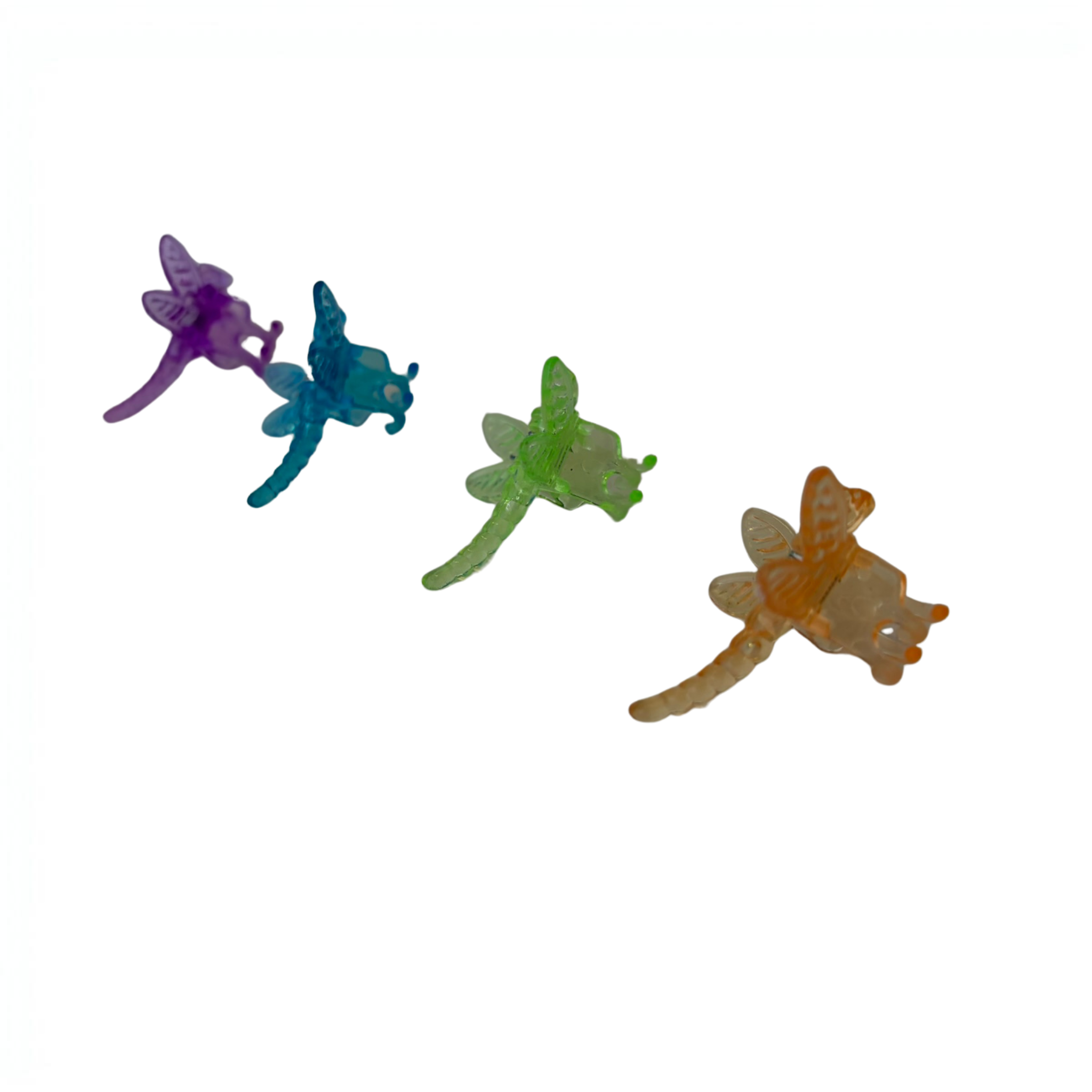 Dragonfly Orchid Clips | Decorative Dragonfly Style Spike Support | 60-Pack