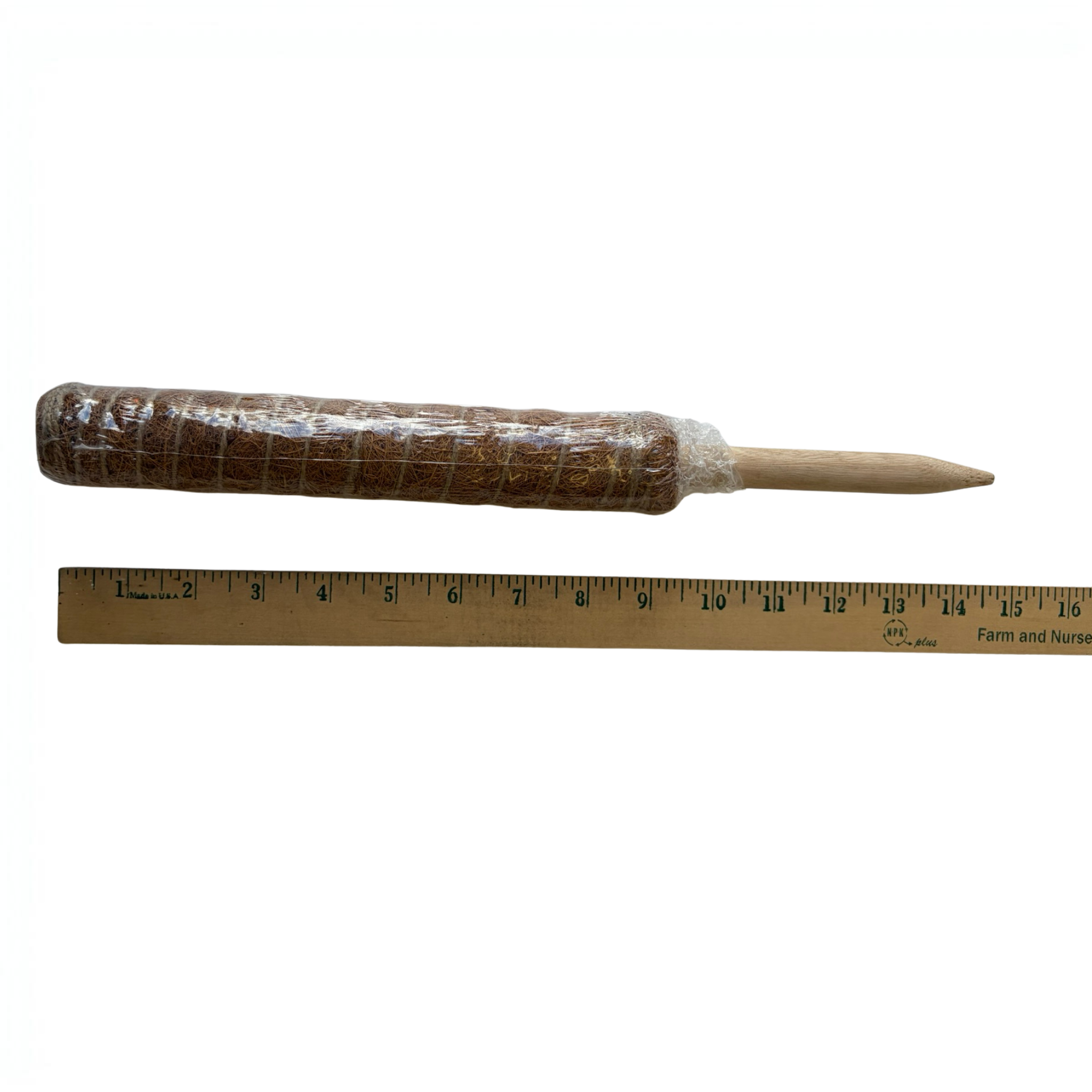 Coco Pole – Wood Coconut Fiber Plant Support Stakes (3-pack)