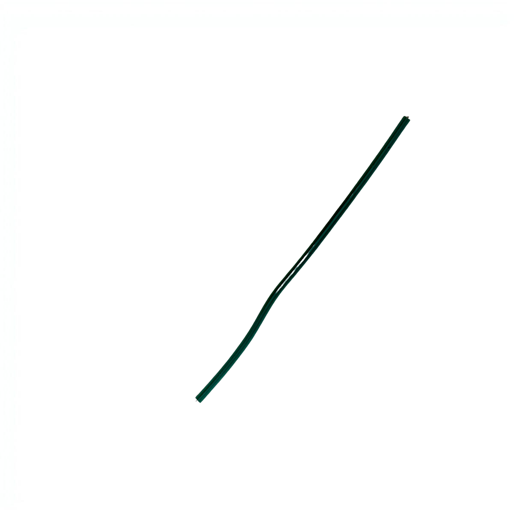 Green Flat Twist Ties 3.5" – Plant & Nursery Twist Ties, 1000-Pack