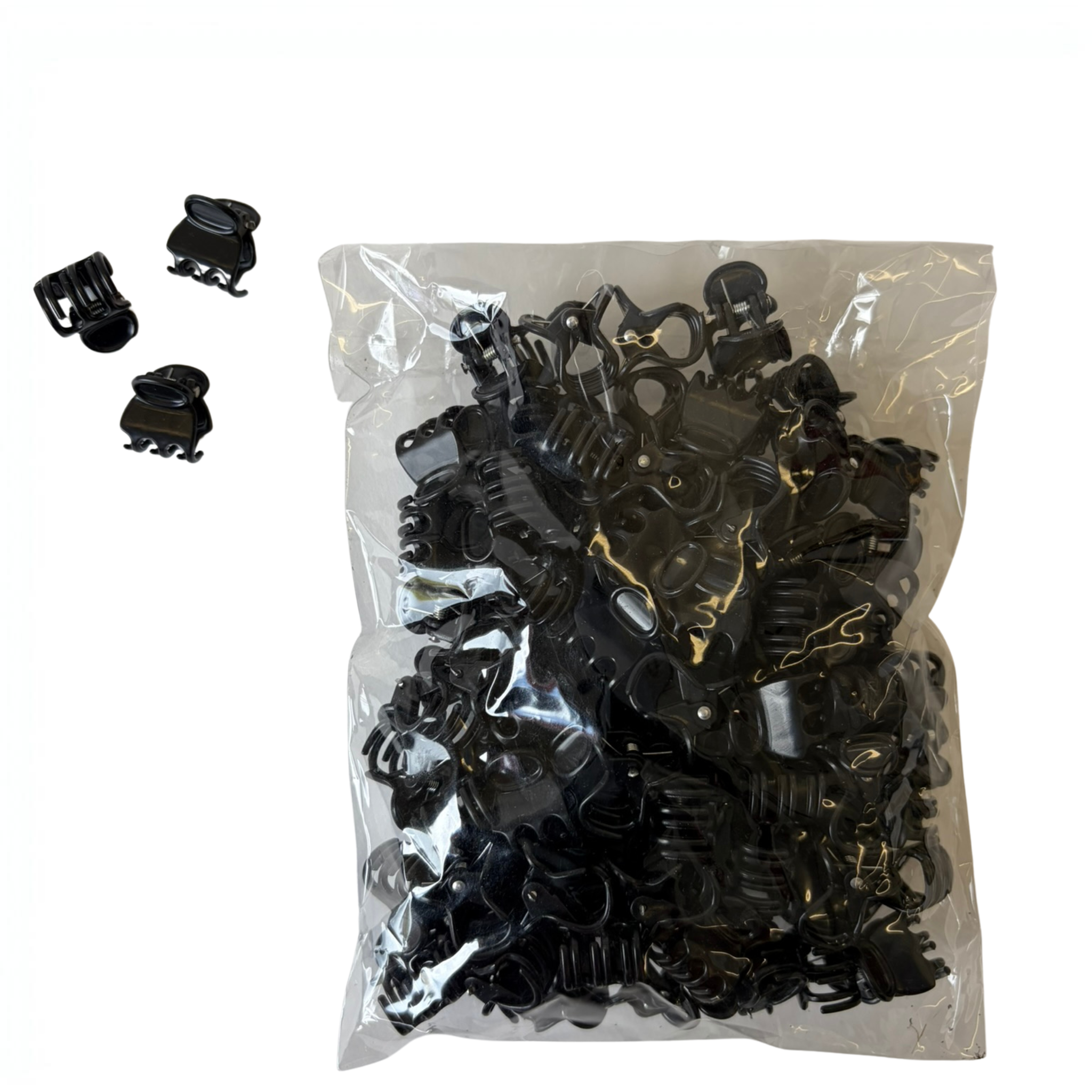 Plain Orchid Clips - Small & Medium | 100-Pack