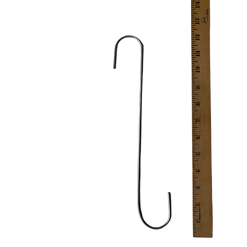 S Hook Hangers for Orchid Baskets & Plants | 12", 18" & 24" | 5 Pack